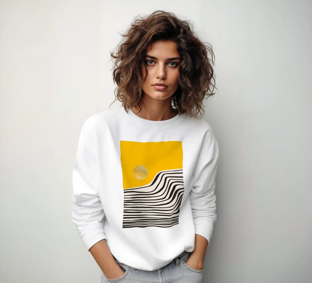 Vue abstraite minimale 3 sweat de James M Coyle