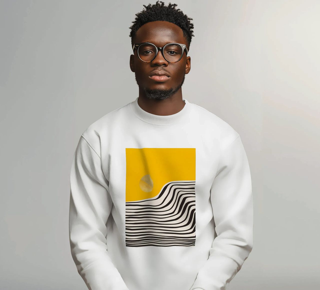 Minimal Abstract View 3 sweatshirt by James M Coyle