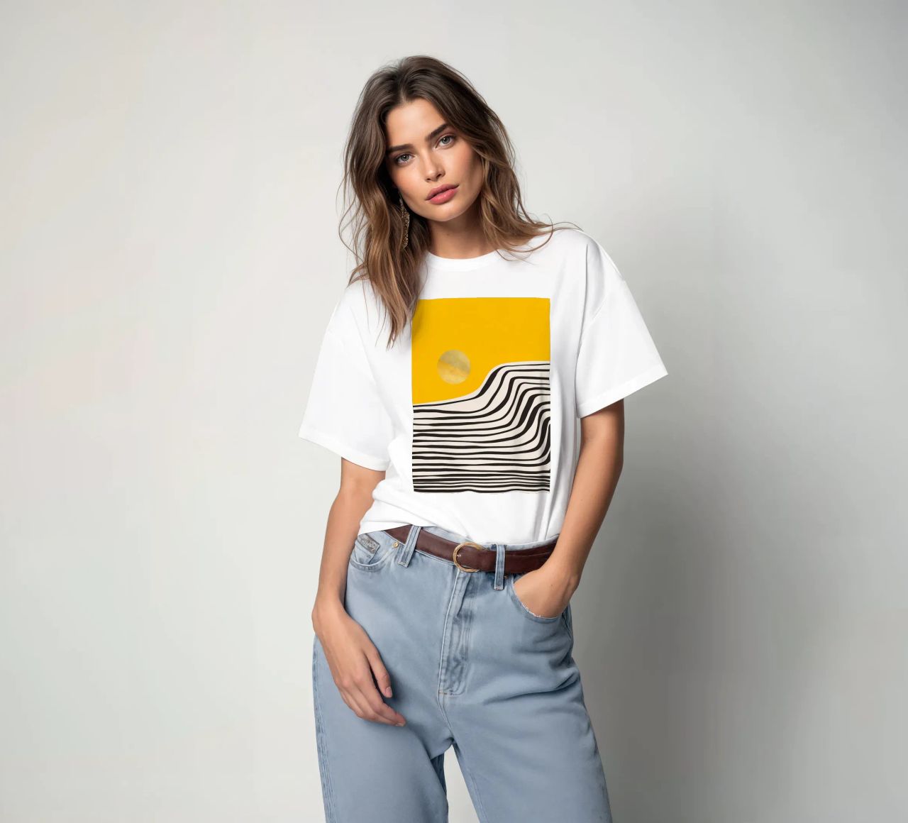 Minimal Abstract View 3 t-shirt by James M Coyle
