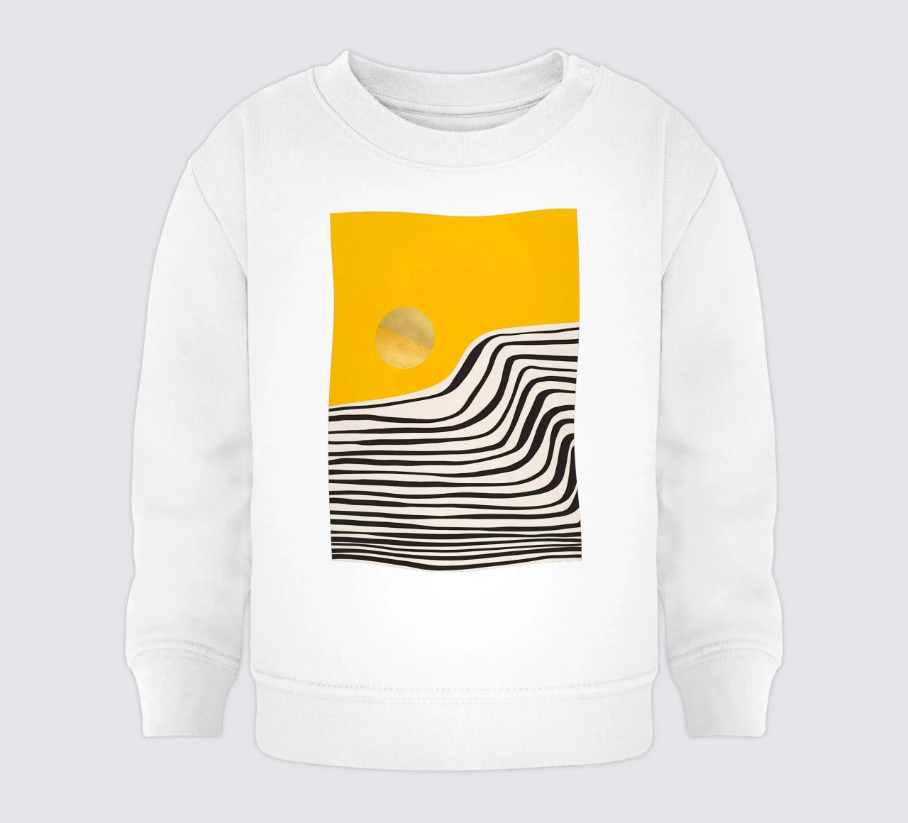 Minimal Abstract View 3 baby sweatshirt by James M Coyle