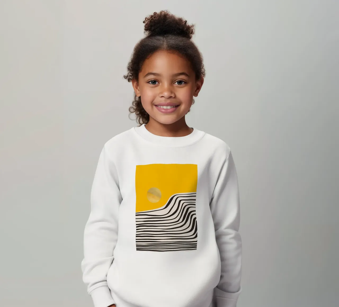 Vista astratta minimale 3 felpa bambino da James M Coyle
