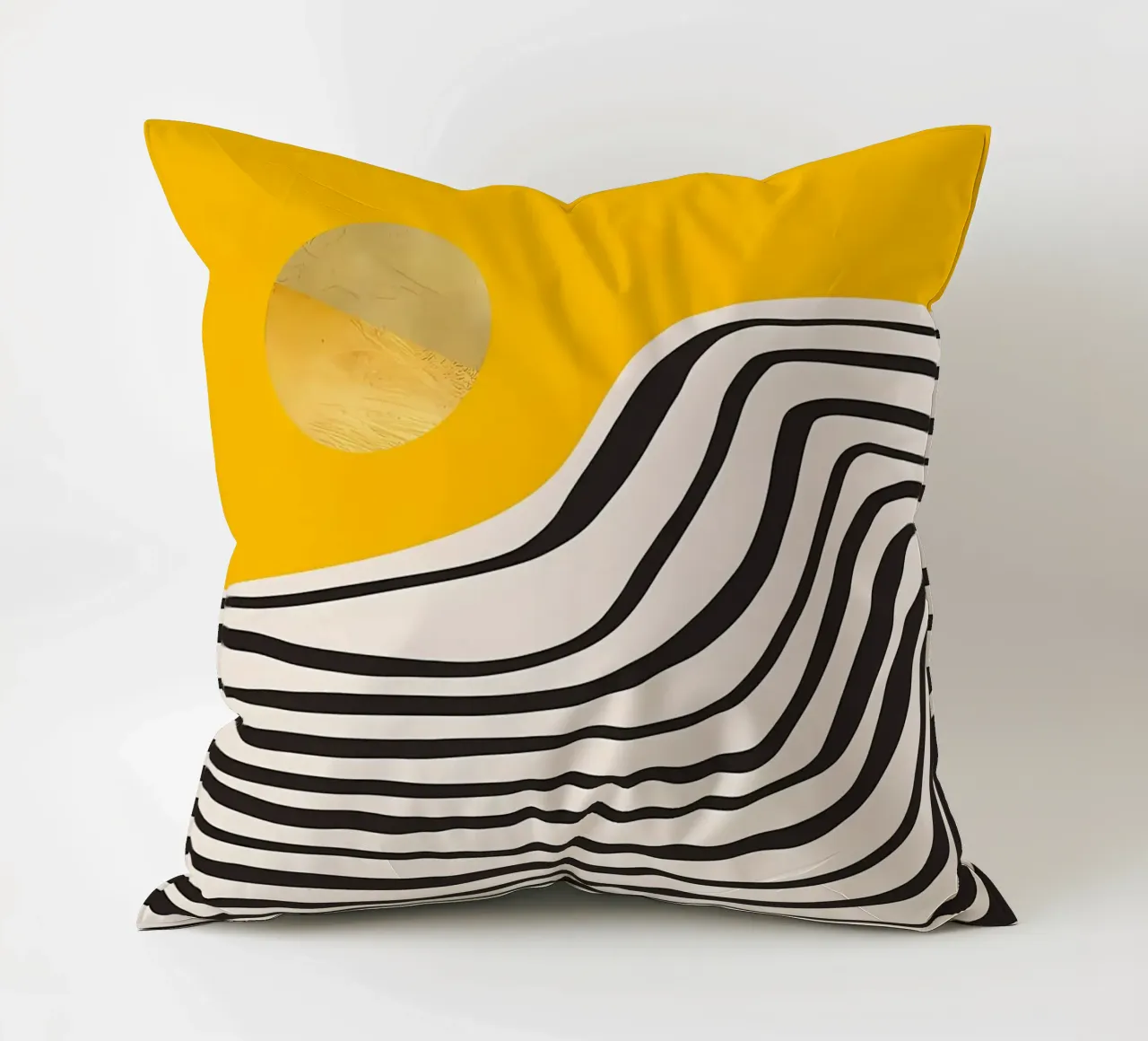 Minimal Abstract View 3 decorative cushion by James M Coyle