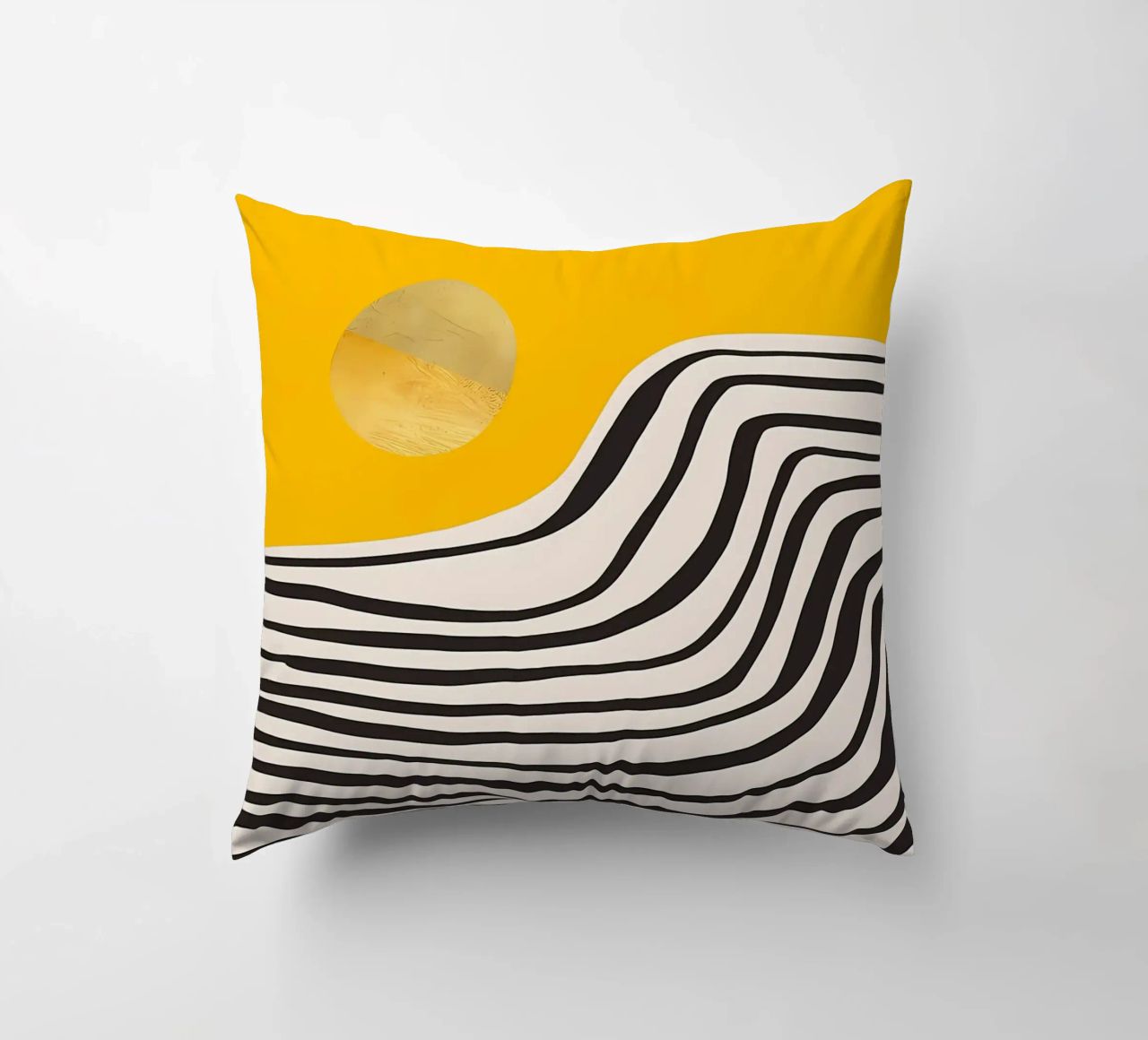 Minimal Abstract View 3 decorative cushion by James M Coyle