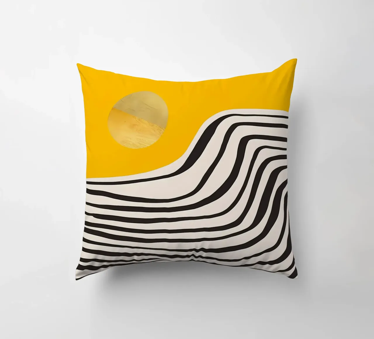 Minimal Abstract View 3 decorative cushion by James M Coyle