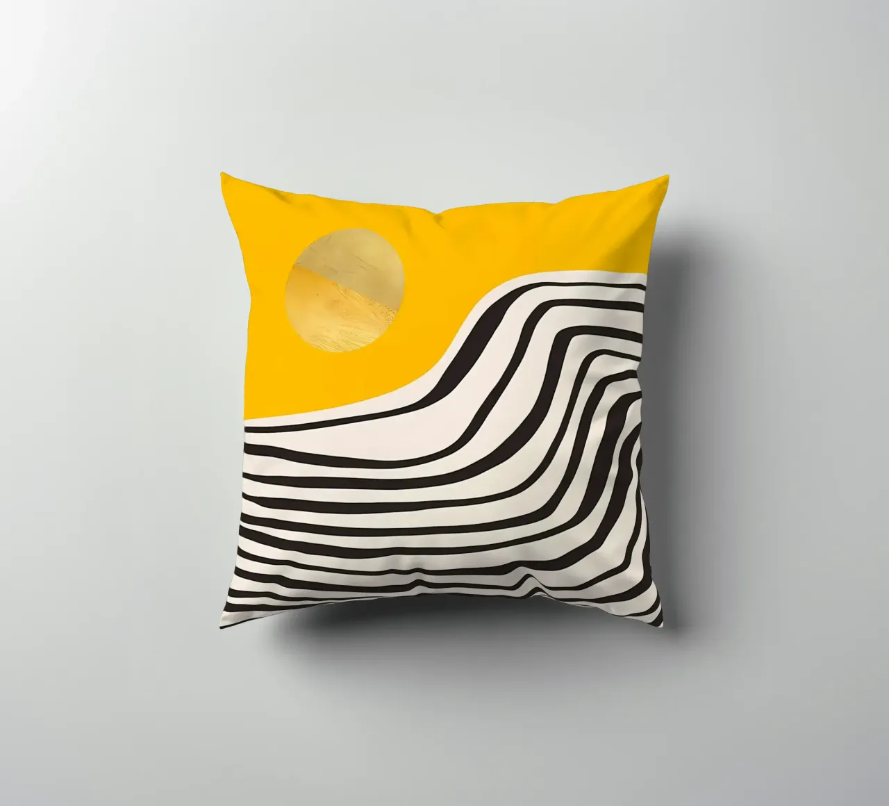 Minimal Abstract View 3 decorative cushion by James M Coyle