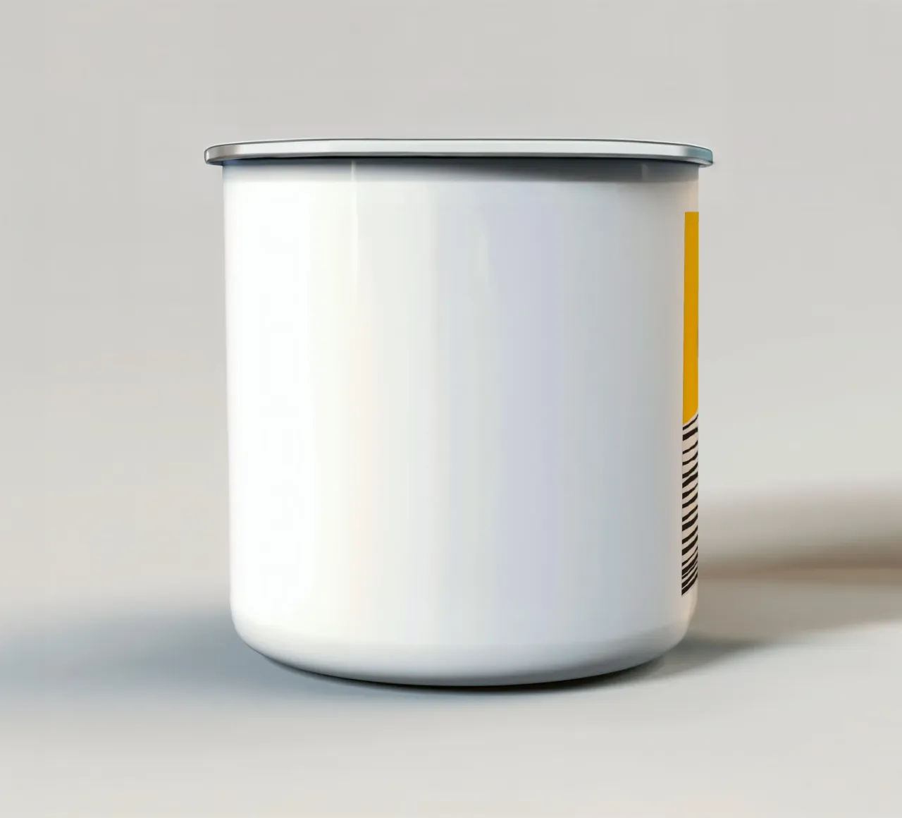 Vue abstraite minimale 3 mug en émail de James M Coyle