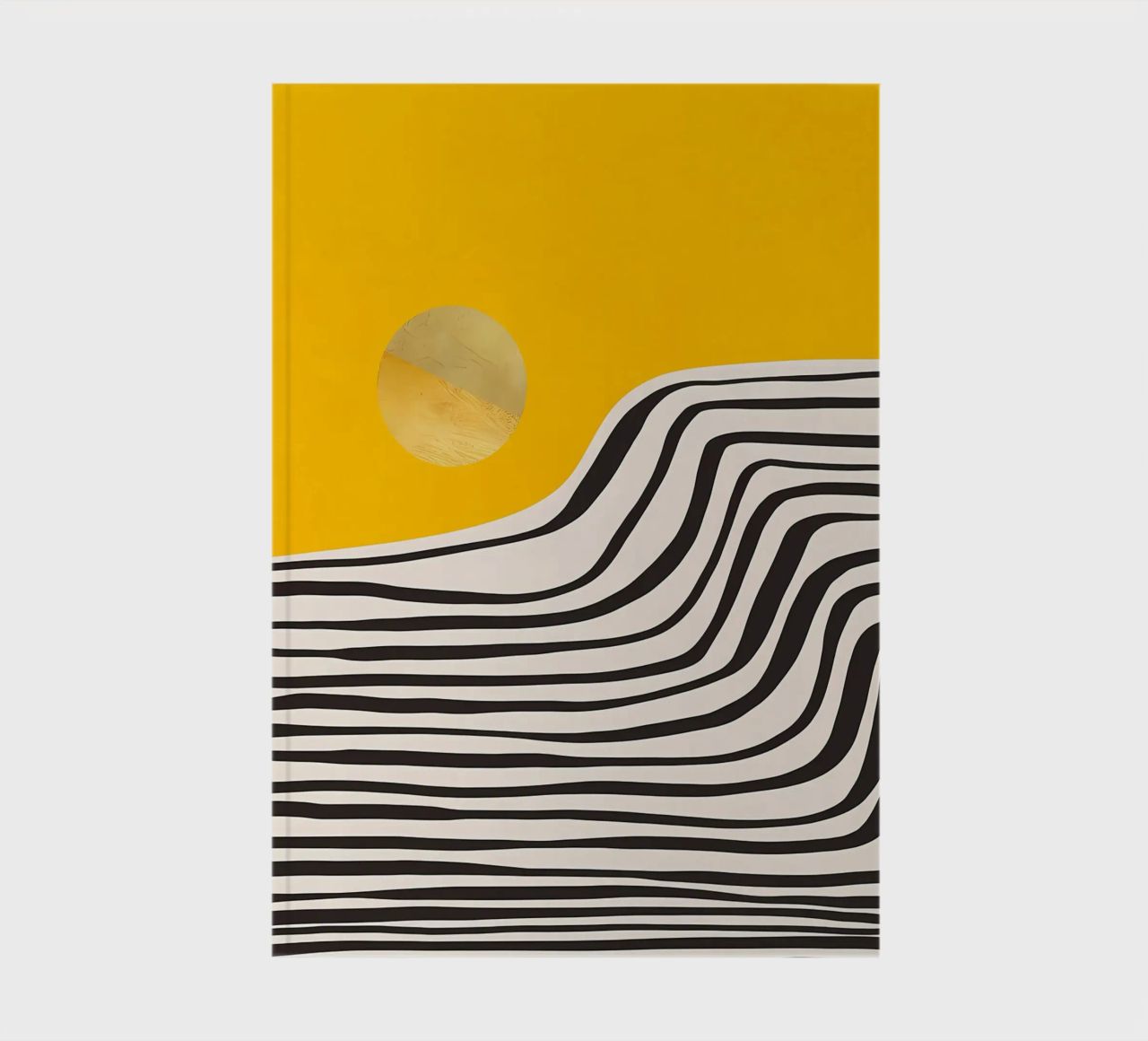 Minimal Abstract View 3 notebook by James M Coyle