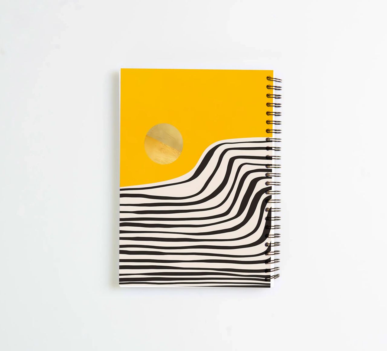 Minimal Abstract View 3 spiral notebook by James M Coyle