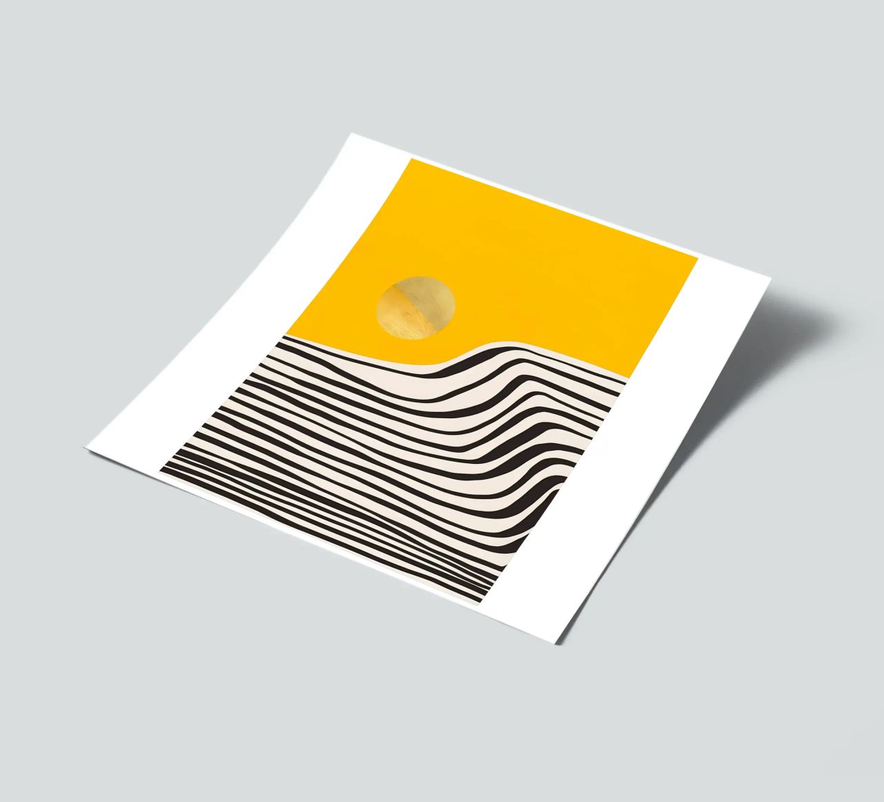 Minimal Abstract View 3 sticker sheet by James M Coyle