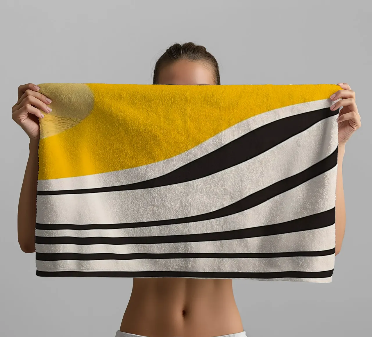 Minimale abstrakte Ansicht 3 Handtuch von James M Coyle