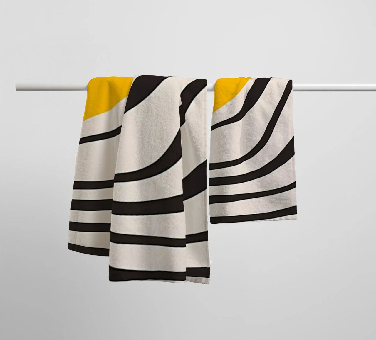 Minimal Abstract View 3 towel by James M Coyle