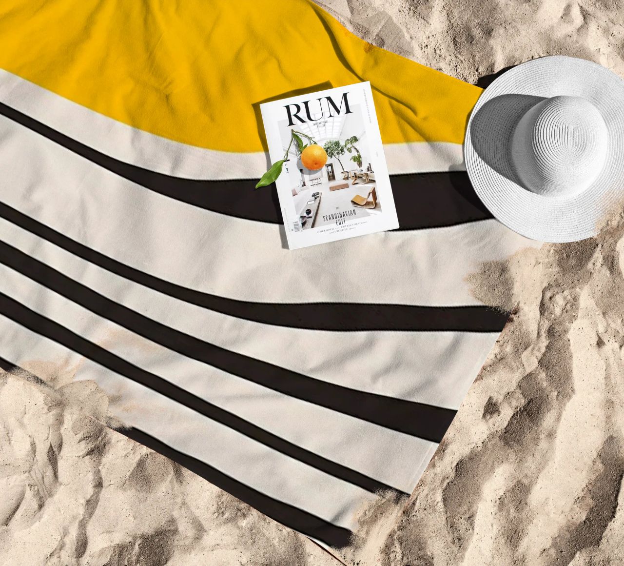 Minimal Abstract View 3 beach towel by James M Coyle