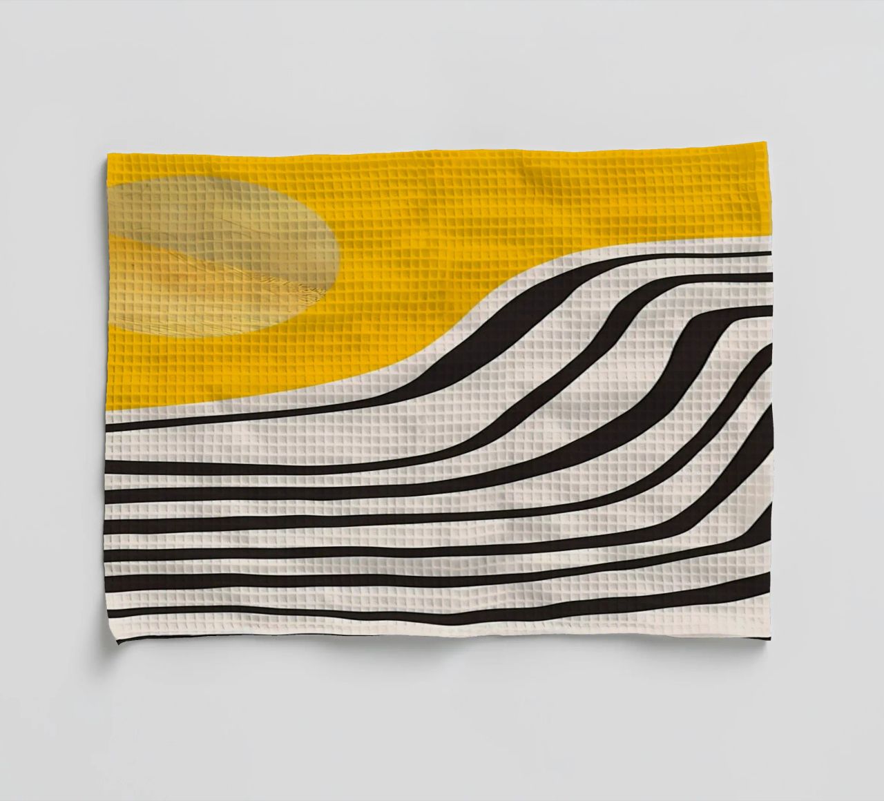 Minimal Abstract View 3 tea towel by James M Coyle