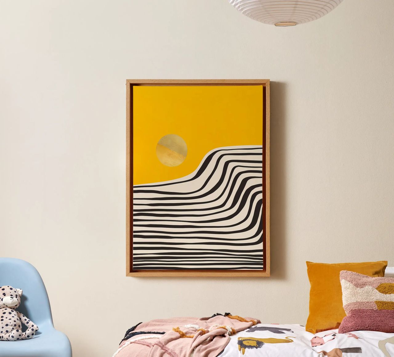 Minimal Abstract View 3 canvas by James M Coyle