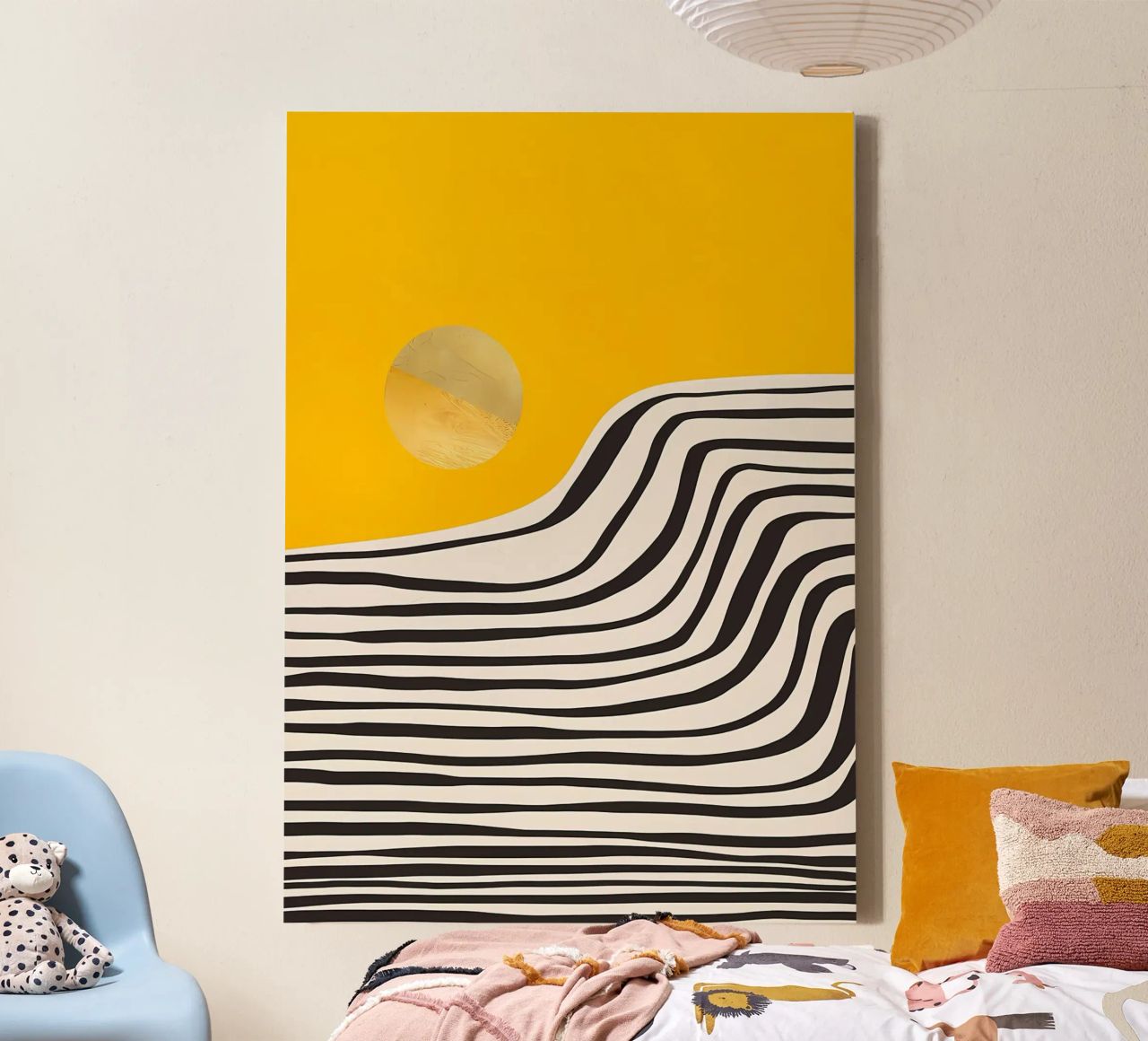 Minimal Abstract View 3 canvas by James M Coyle