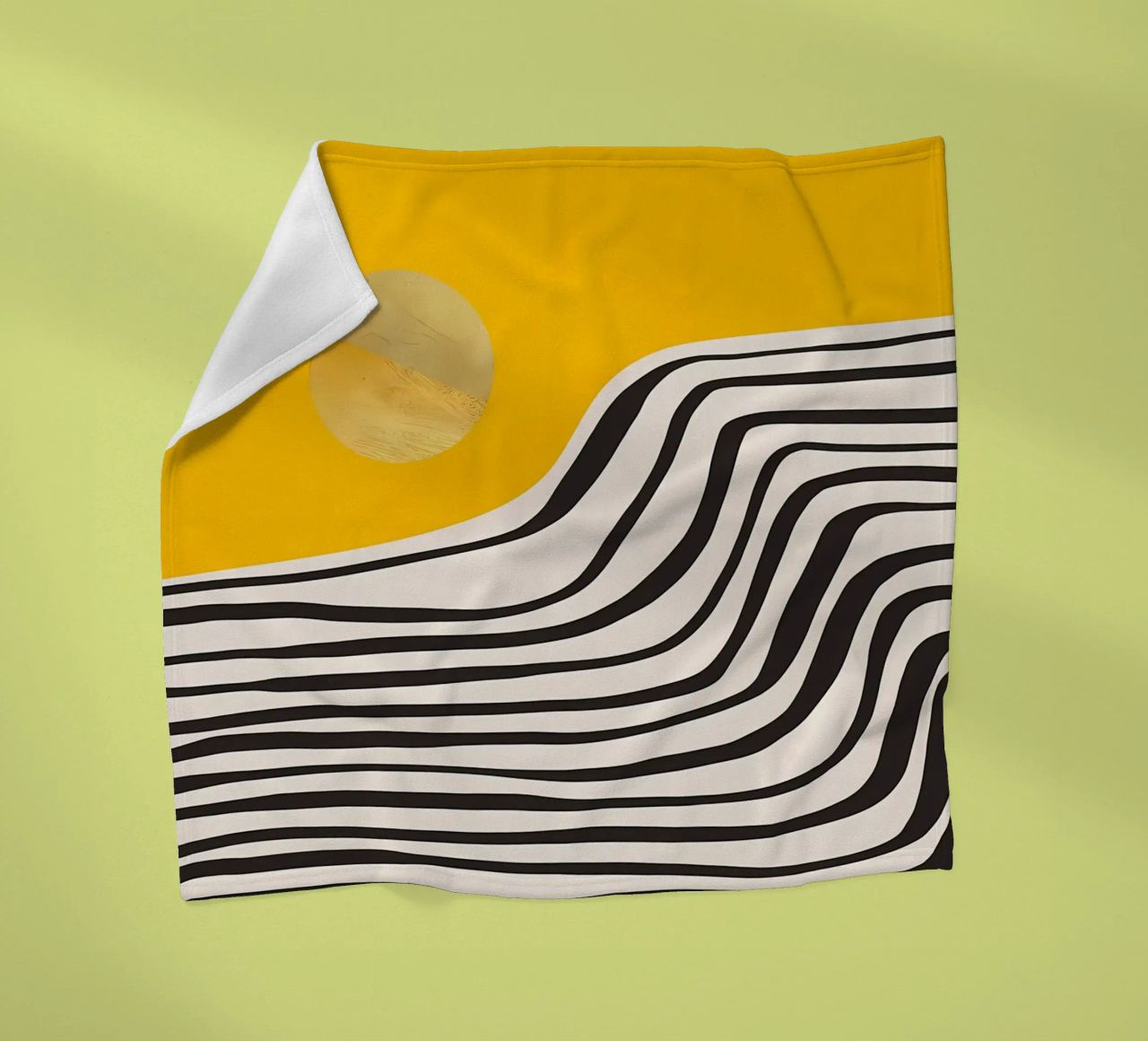 Minimal Abstract View 3 fleece blanket by James M Coyle