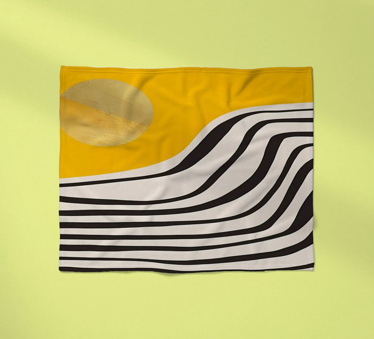 Minimal Abstract View 3 fleece blanket by James M Coyle