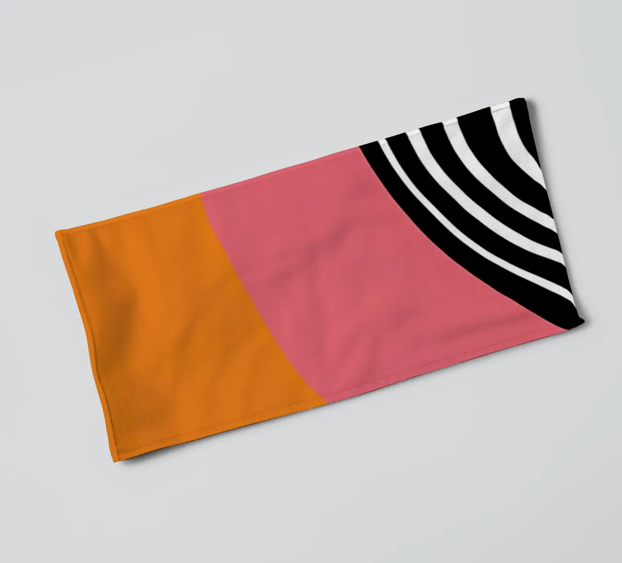 Line minimalist towel by James M Coyle