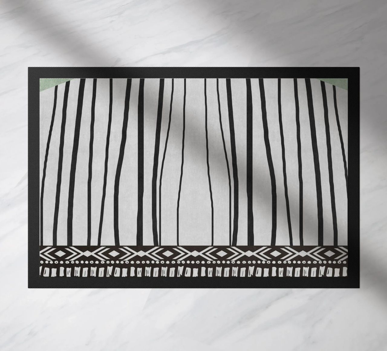 Geometric patterns  green zerbino da ramosashop