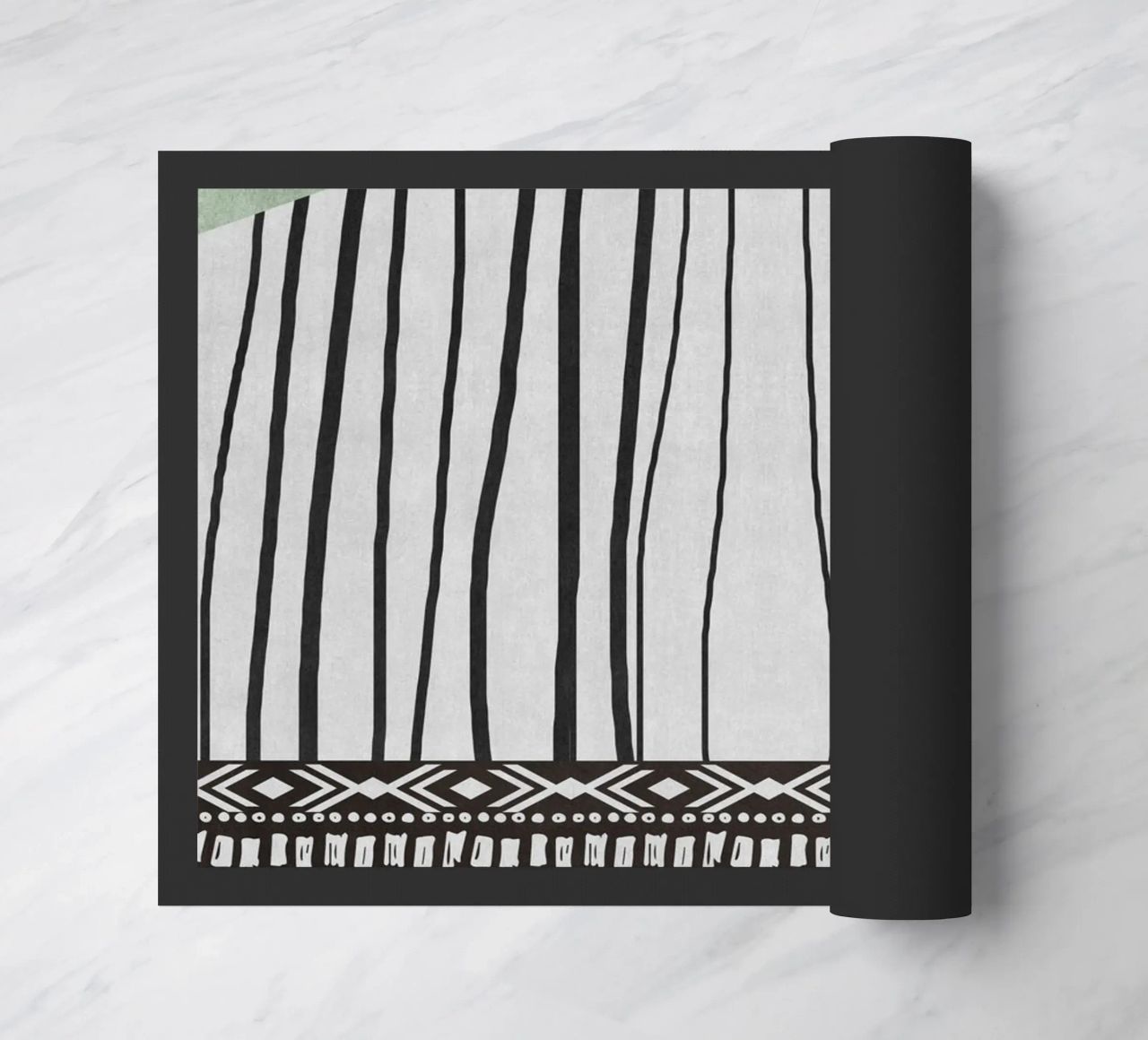 Geometric patterns  green zerbino da ramosashop