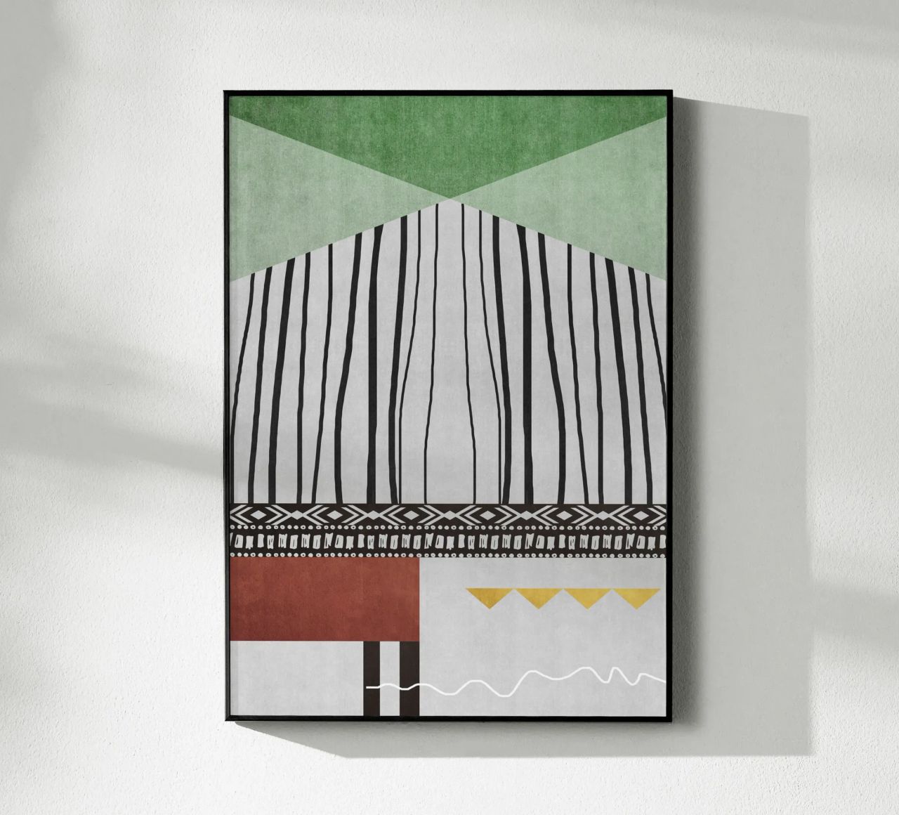 Geometric patterns  green plexiglass da ramosashop