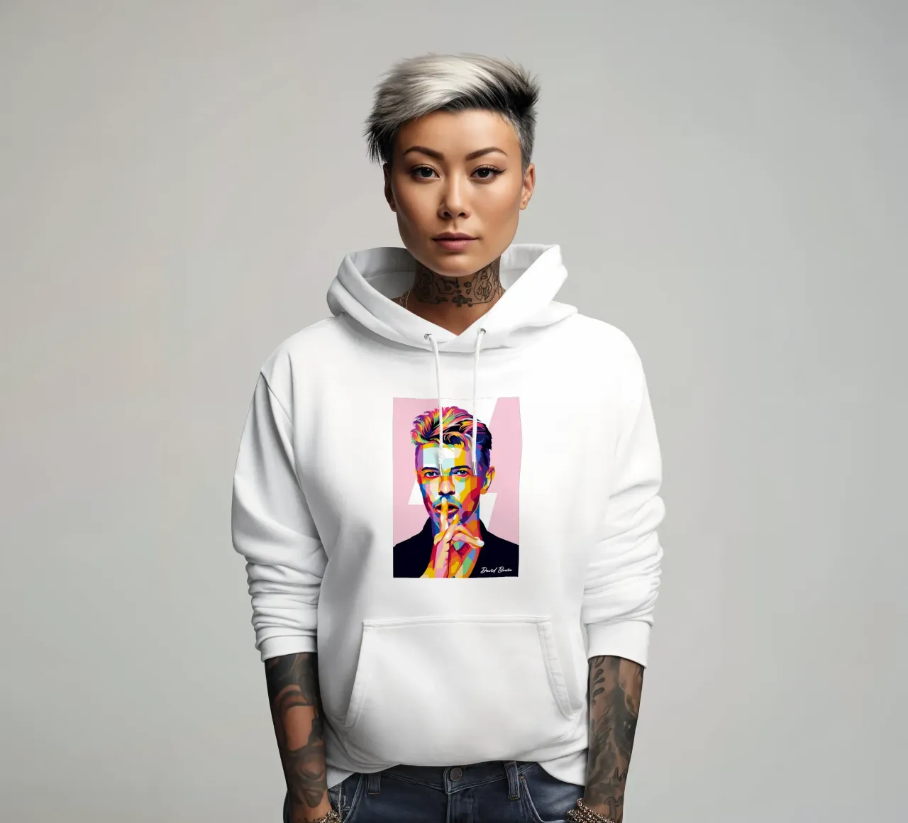 David Bowie felpa con cappuccio da WPAP MALANG