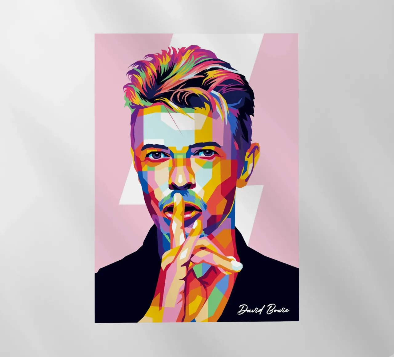 David Bowie pellicola backlit da WPAP MALANG
