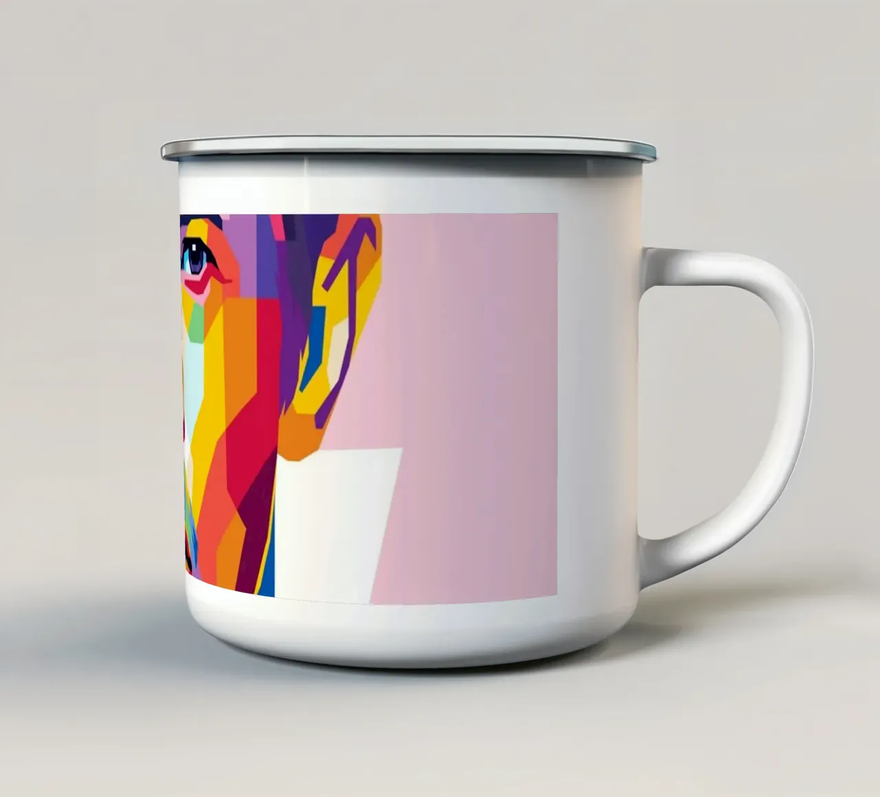 David Bowie tazza in smalto da WPAP MALANG
