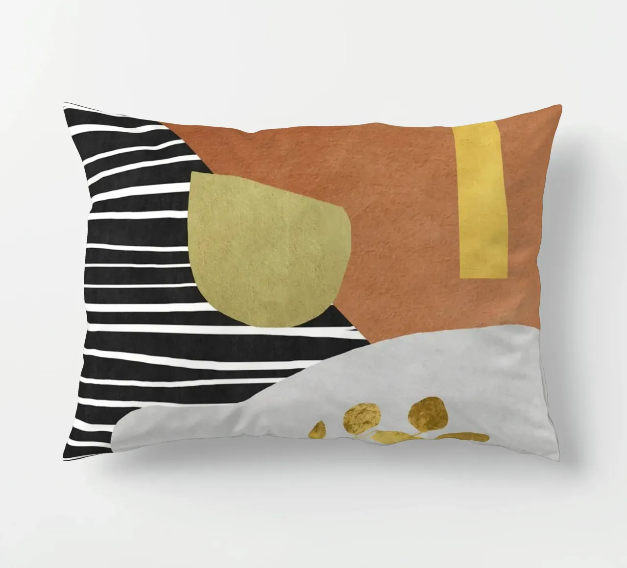 abstract geometric gold cuscino da ramosashop