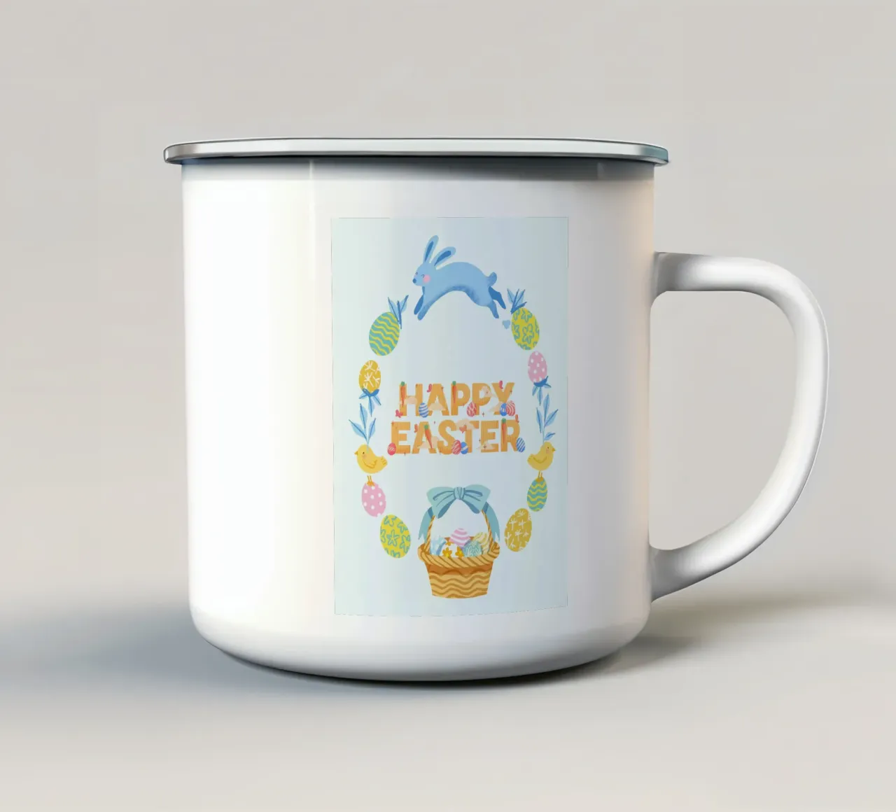Easter Days taza de esmalte de Dreamer10