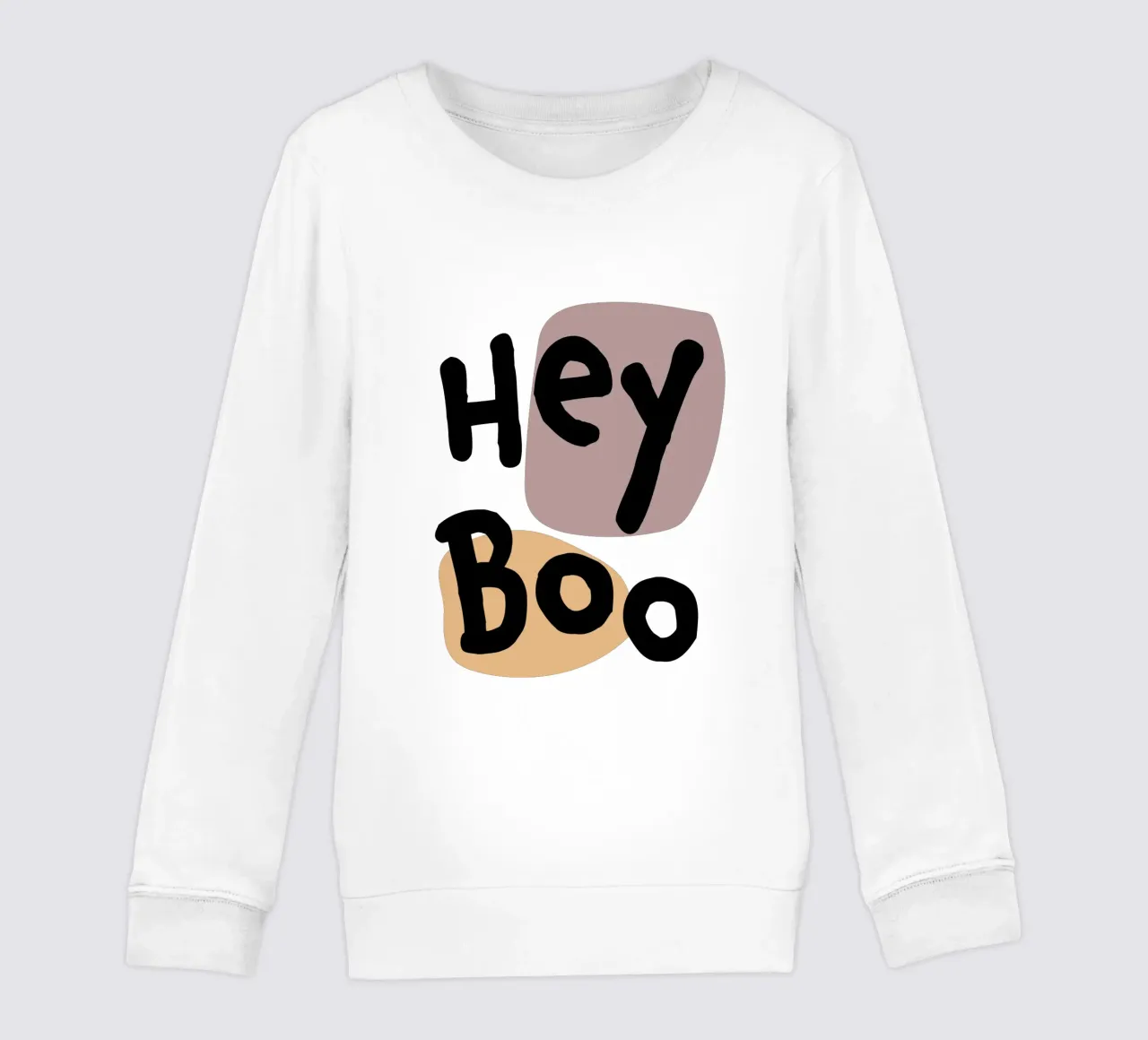 Hey Boo felpa bambino da Christina Heitmann