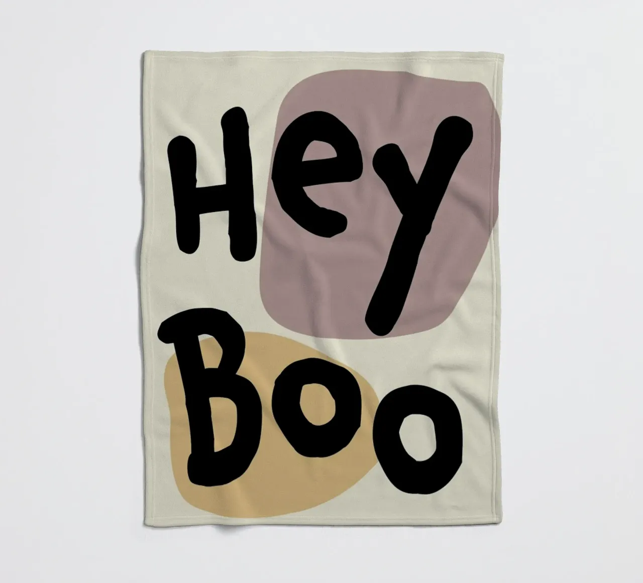 Hey Boo coperta in pile da Christina Heitmann