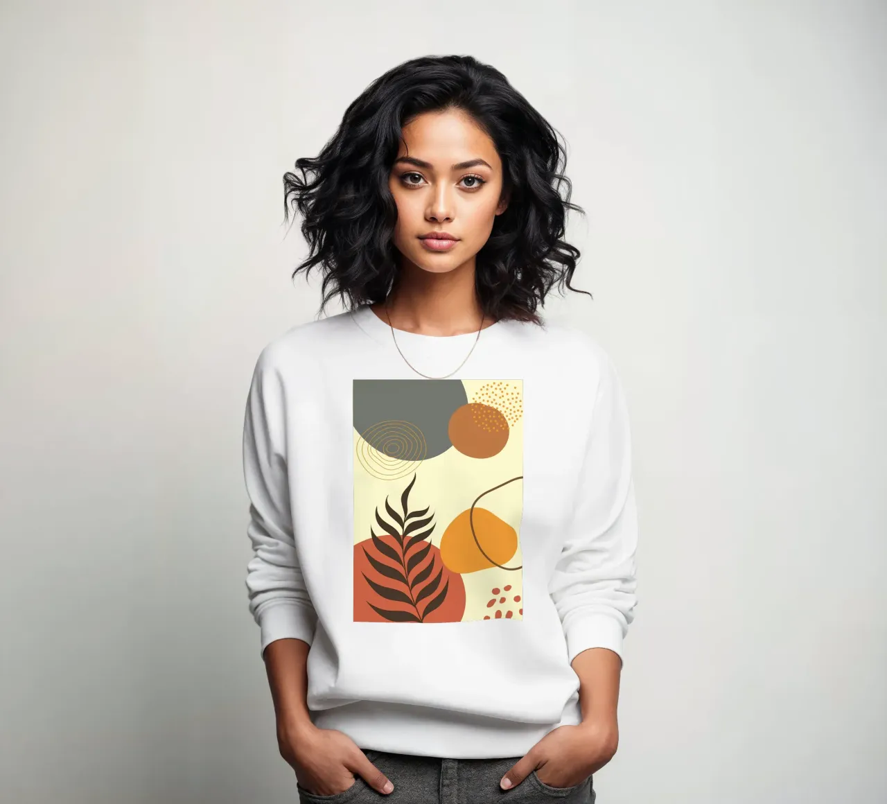 Forme botaniche minimali felpa da Rebecca Clark Wyrick