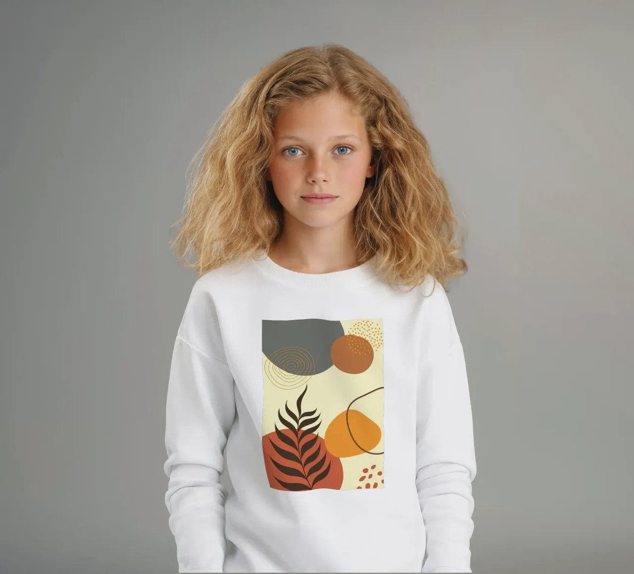 Forme botaniche minimali felpa bambino da Rebecca Clark Wyrick