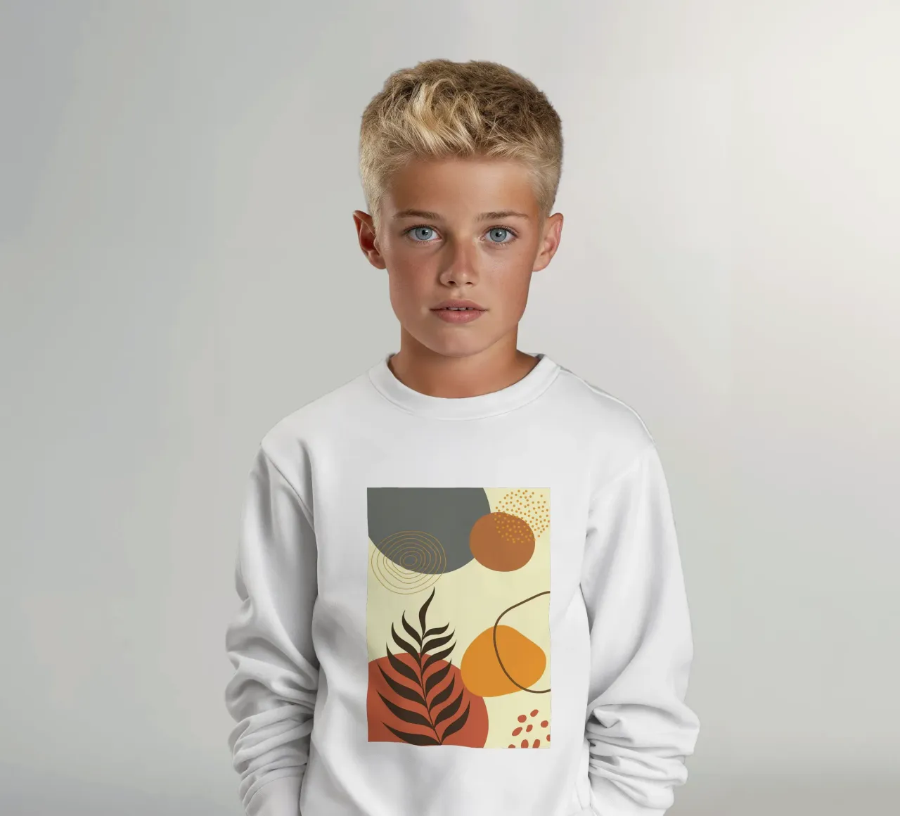 Forme botaniche minimali felpa bambino da Rebecca Clark Wyrick