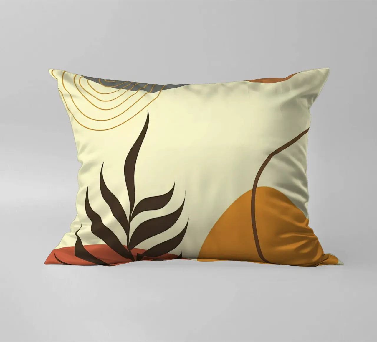 Forme botaniche minimali cuscino da Rebecca Clark Wyrick