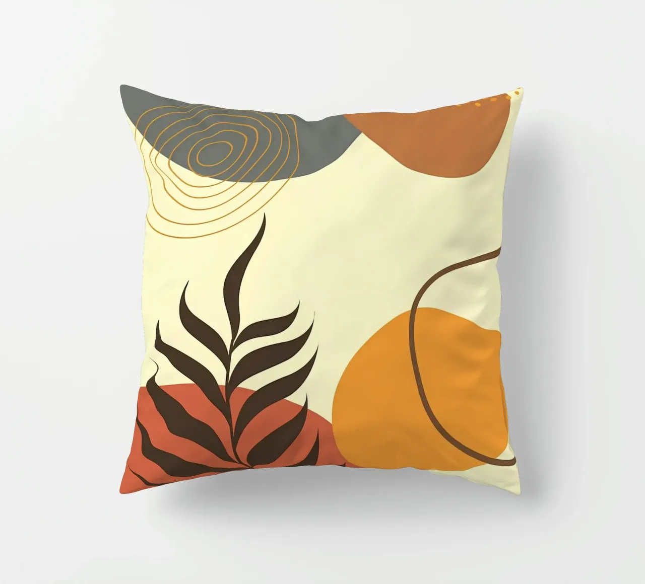 Forme botaniche minimali cuscino da Rebecca Clark Wyrick