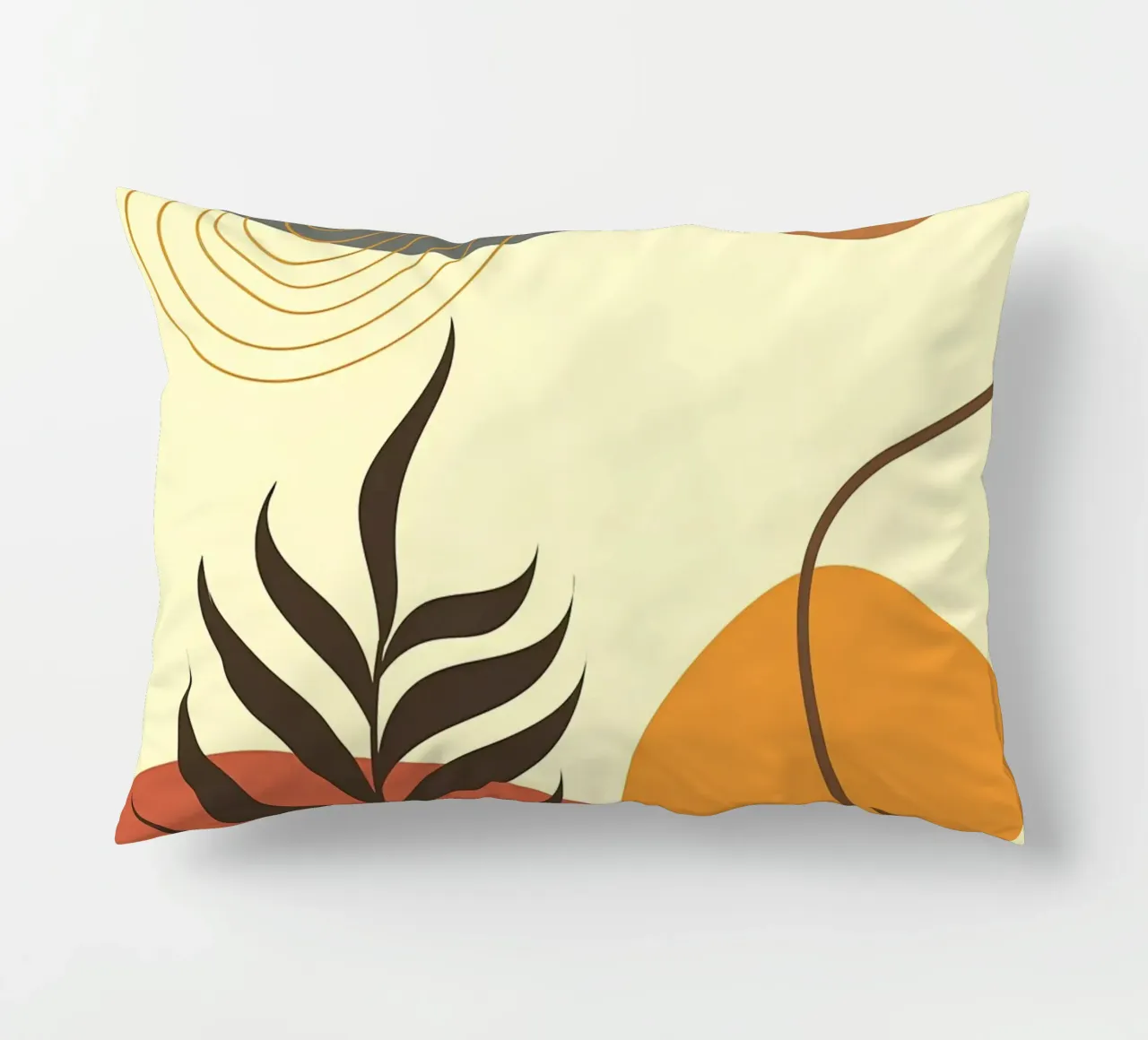 Forme botaniche minimali cuscino da Rebecca Clark Wyrick