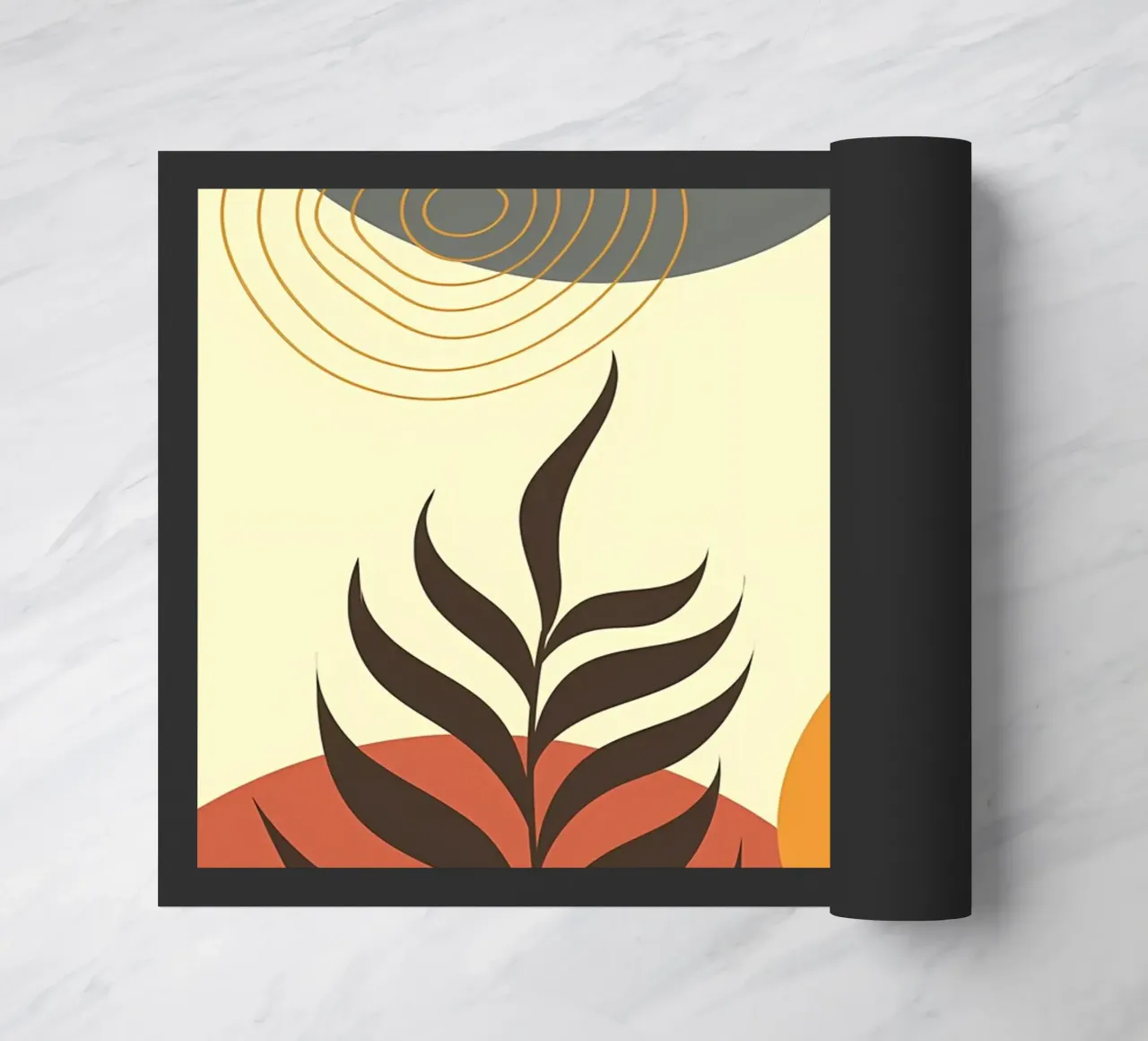 Forme botaniche minimali zerbino da Rebecca Clark Wyrick