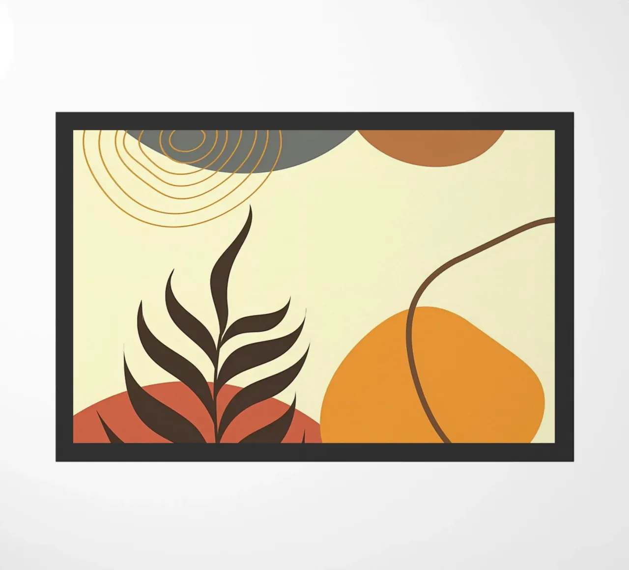 Forme botaniche minimali zerbino da Rebecca Clark Wyrick