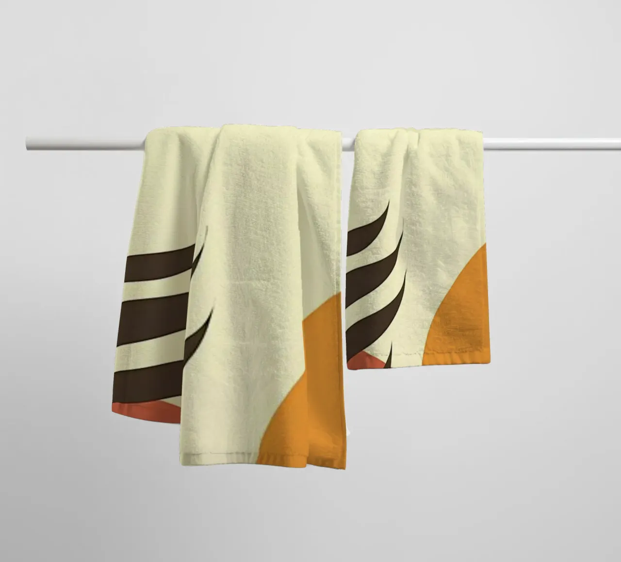 Forme botaniche minimali asciugamano da bagno da Rebecca Clark Wyrick