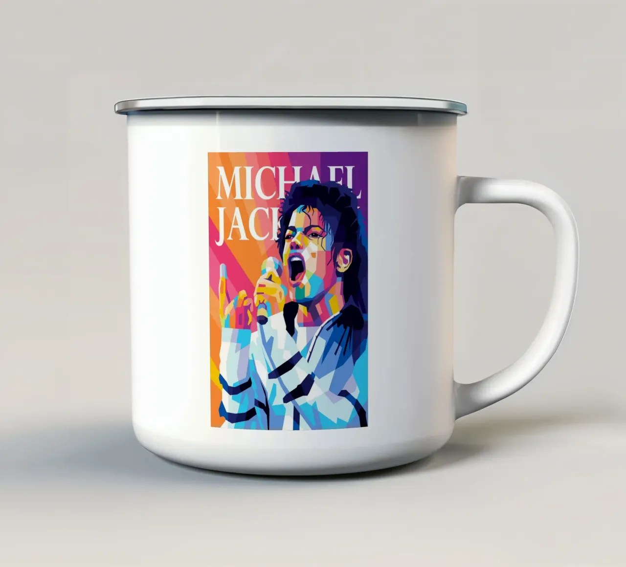 michael jackson tazza in smalto da WPAP MALANG