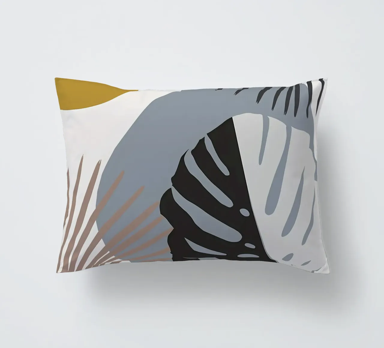 Finezza minima Yin Yang 2 cuscino da Rebecca Clark Wyrick