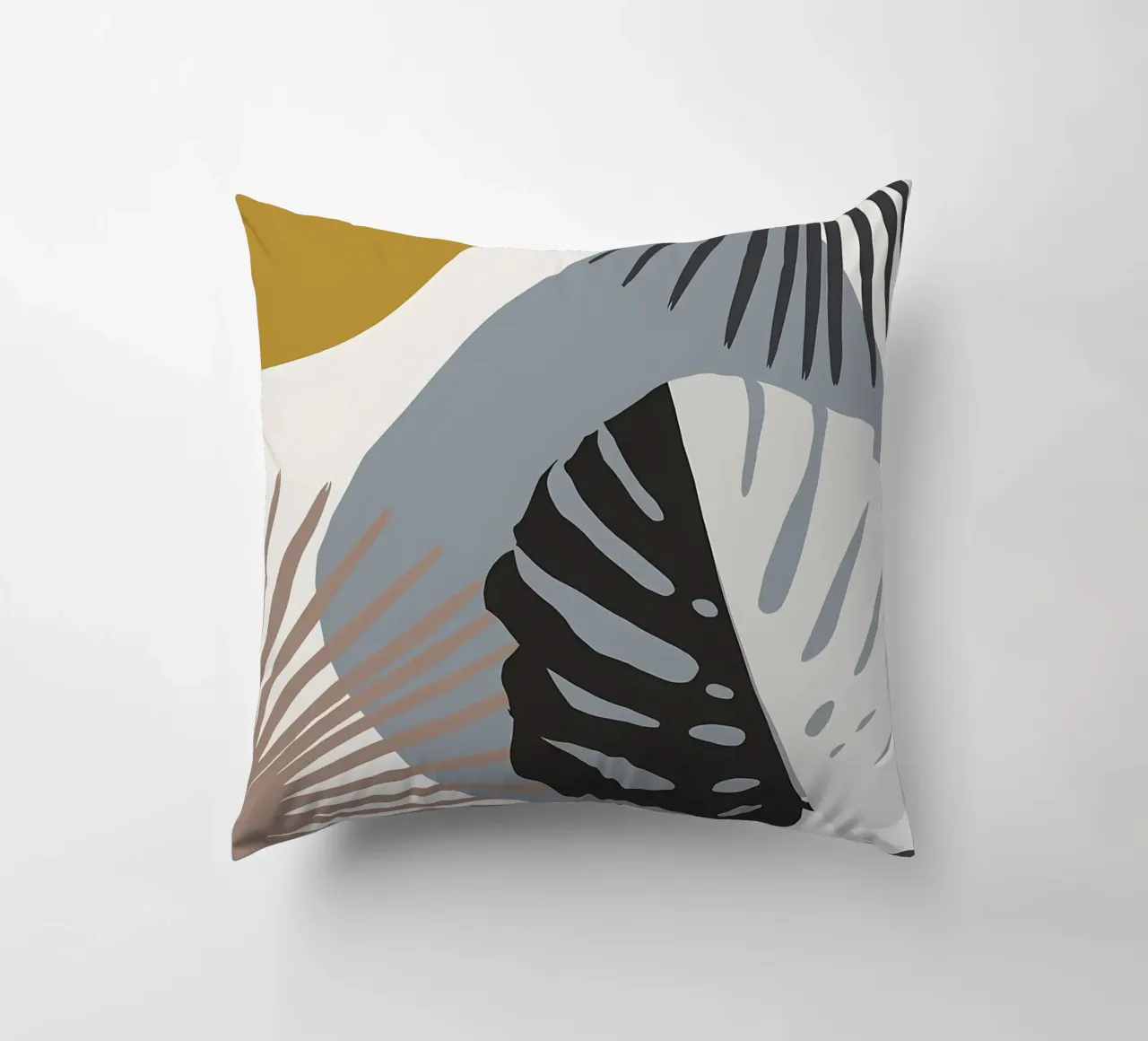Finezza minima Yin Yang 2 cuscino da Rebecca Clark Wyrick