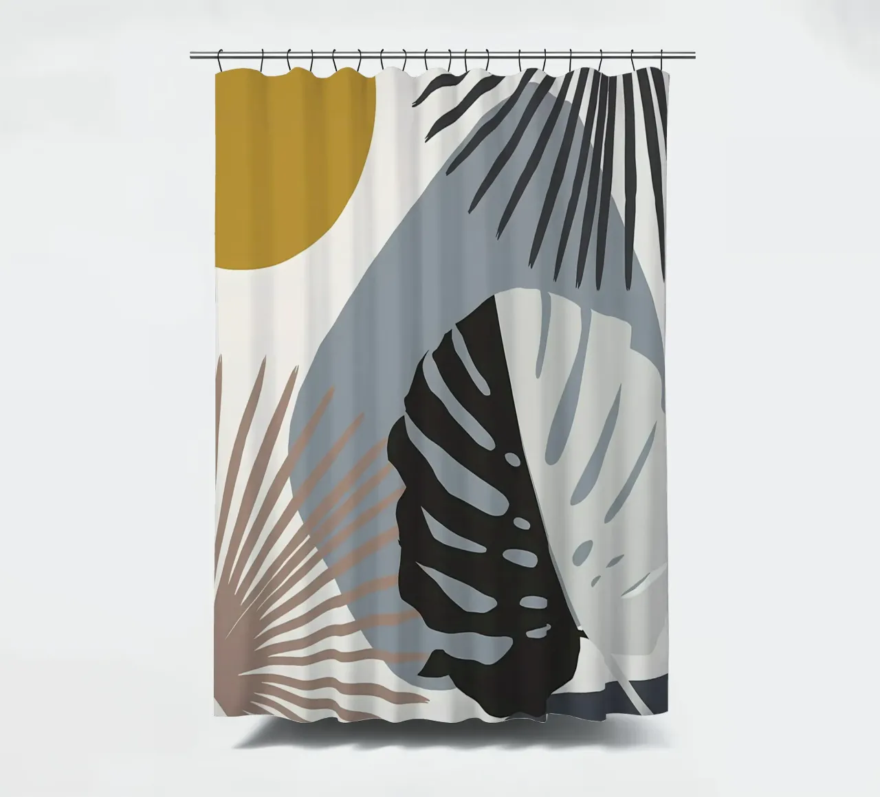 Finezza minima Yin Yang 2 tenda da doccia da Rebecca Clark Wyrick