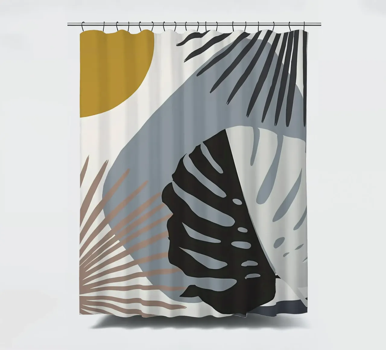 Finezza minima Yin Yang 2 tenda da doccia da Rebecca Clark Wyrick