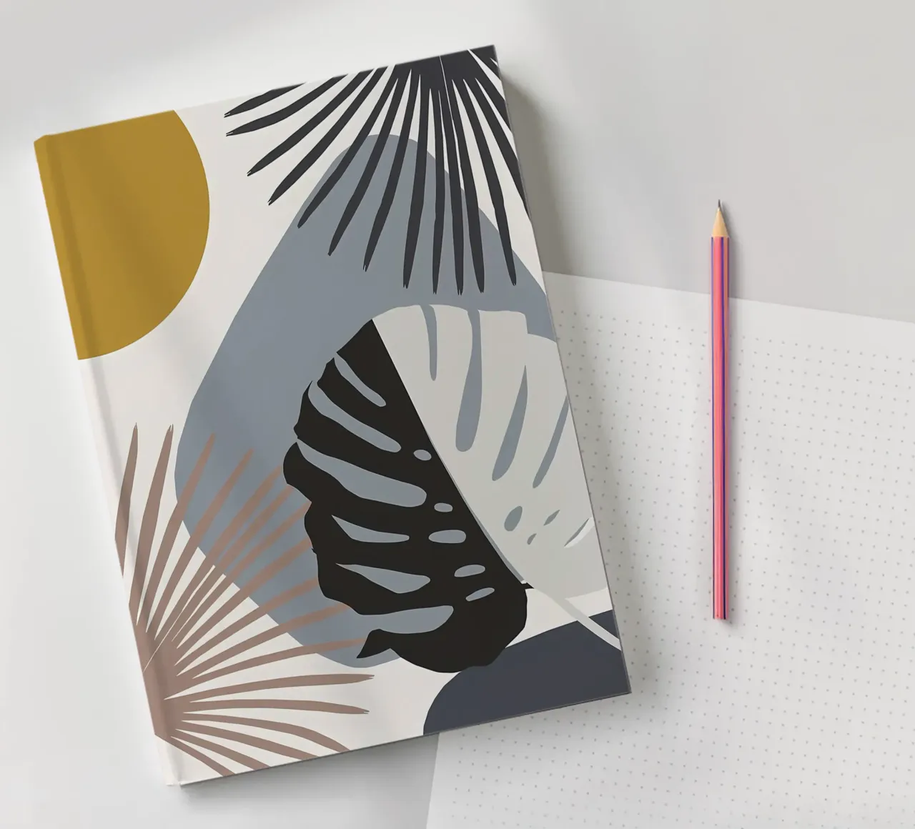 Minimal Yin Yang Finesse 2 notebook by Rebecca Clark Wyrick