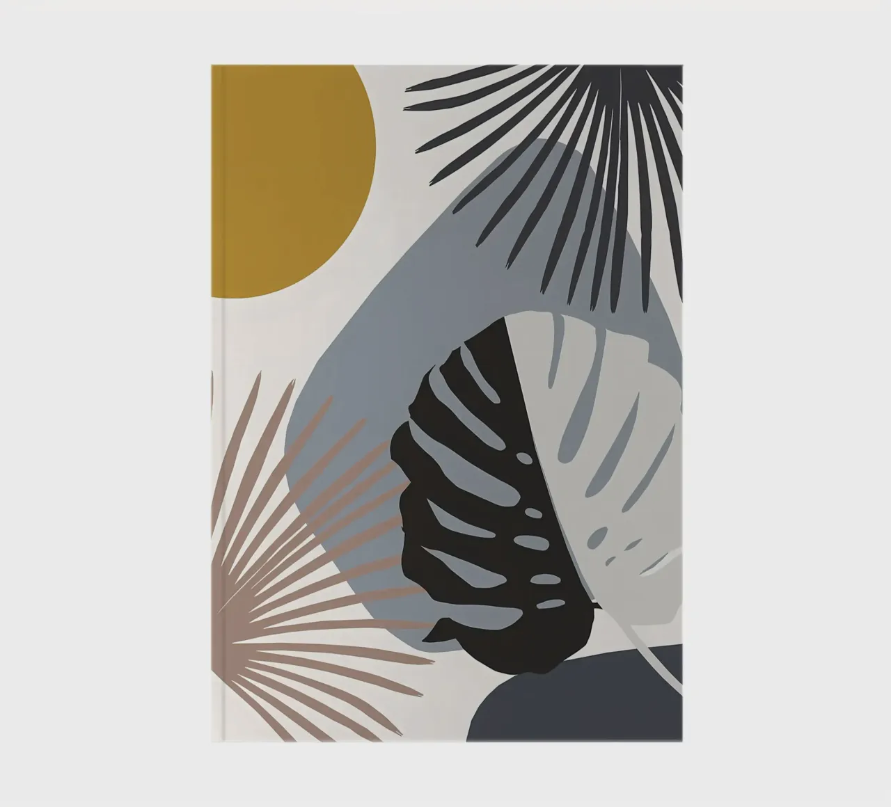 Minimal Yin Yang Finesse 2 notebook by Rebecca Clark Wyrick
