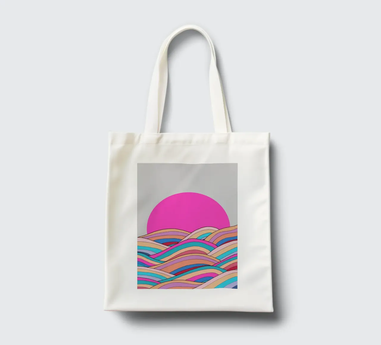 L'oceano colorato borsa in juta da James M Coyle