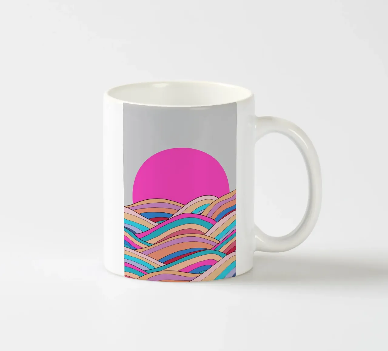 L'oceano colorato tazza in ceramica da James M Coyle
